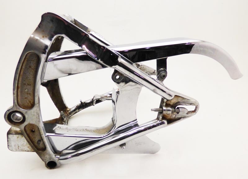 Rear Swing Fork Chrome & Belt Guard