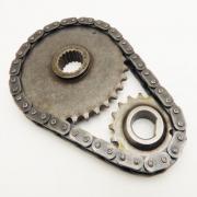 Sprocket Chain (2000 km done), 25728-06 25675-06, fits a Harley Davidson Big Twin '06 up